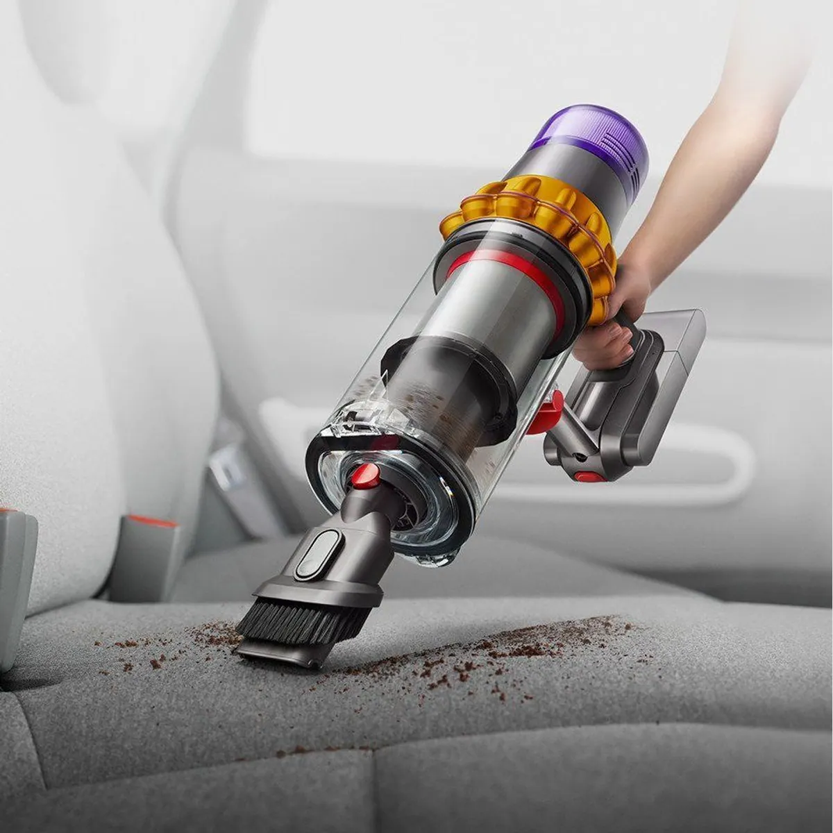 DYSON V15 Detect Absolute, höchste Saugkraft, intelligente Stauberkennung, lange Akkulaufzeit 4
