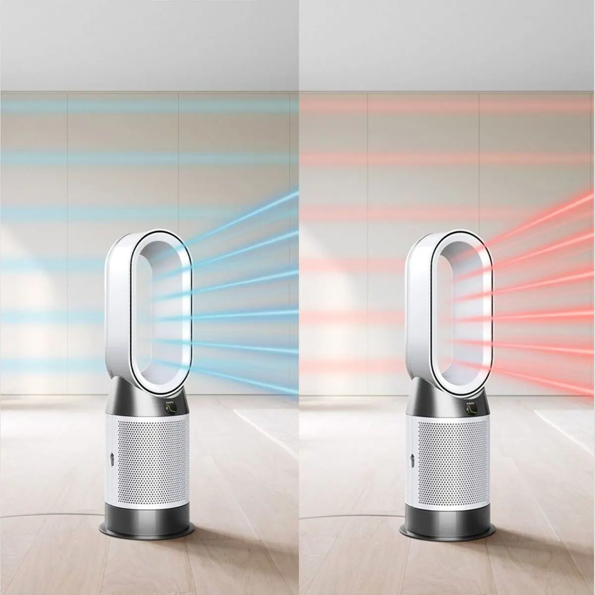 DYSON Purifier Hot+Cool HP1, Luftreiniger, Heizlüfter & Ventilator — Echtzeit-Luftanalyse, 350˚ Drehbewegung, App-Steuerung 4