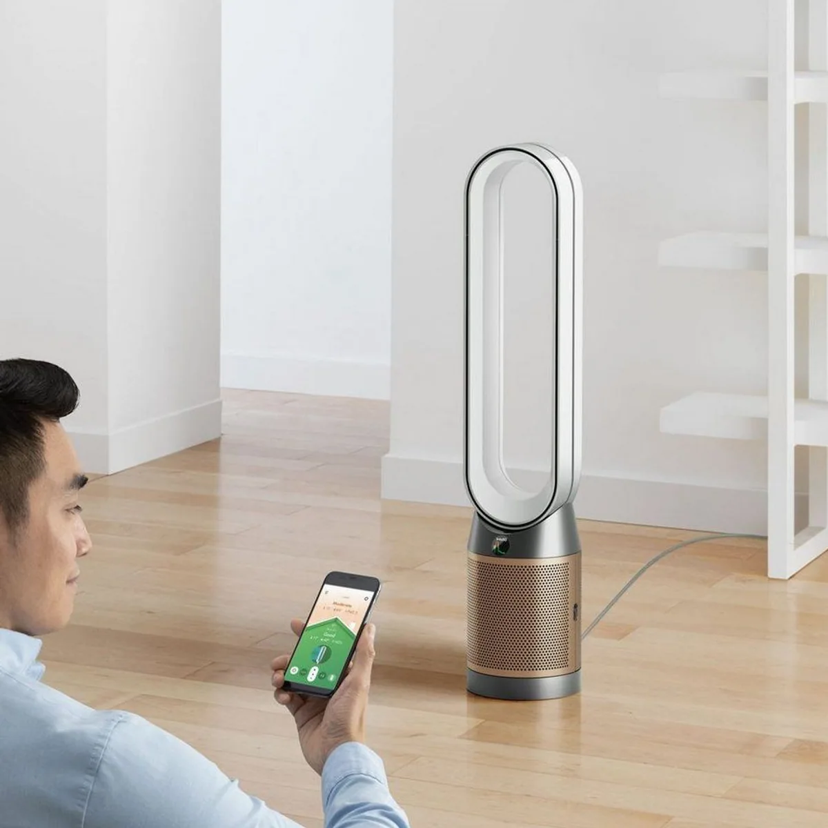 DYSON Purifier Cool PC2, 2-in-1 Luftreiniger & Ventilator, Echtzeit-Luftqualität 5
