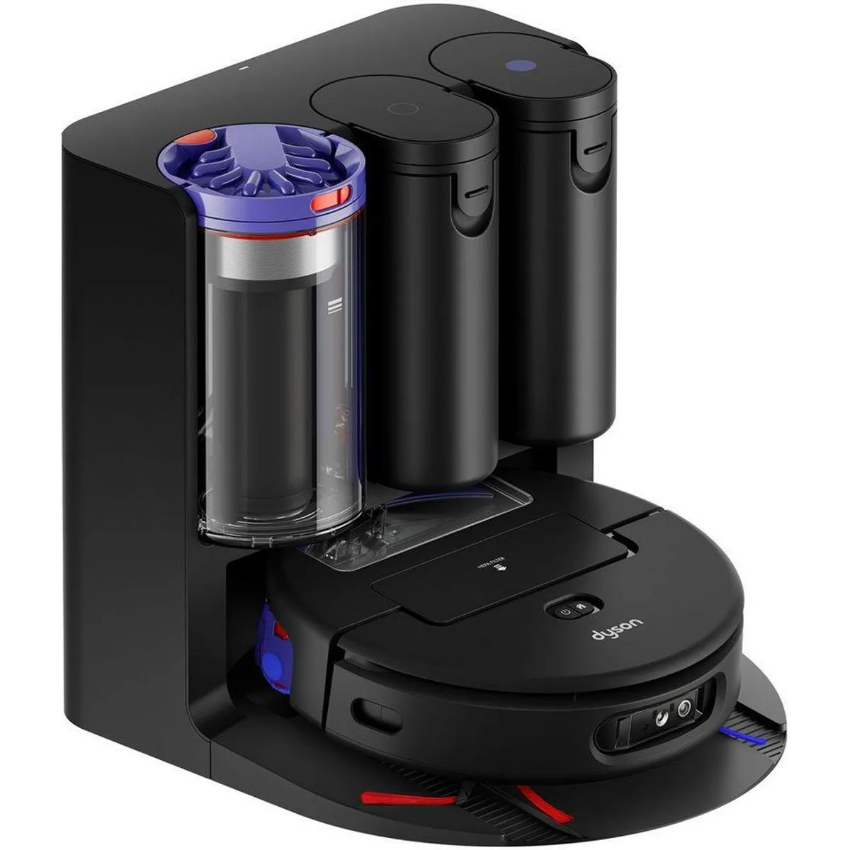 DYSON Saugroboter mit Wischfunktion, intelligente Fleckenbeseitigung, beutellos