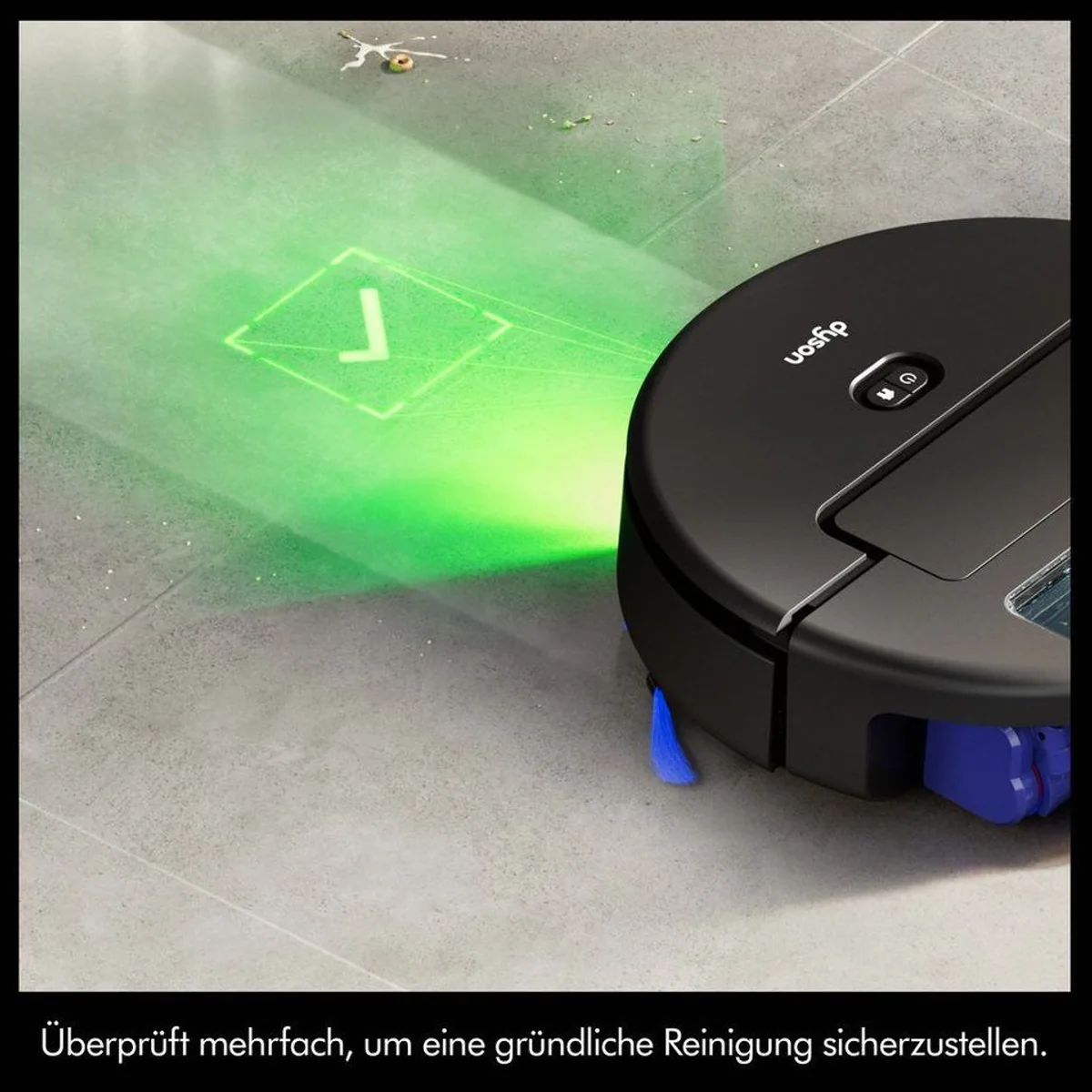 DYSON Saugroboter mit Wischfunktion, intelligente Fleckenbeseitigung, beutellos 2