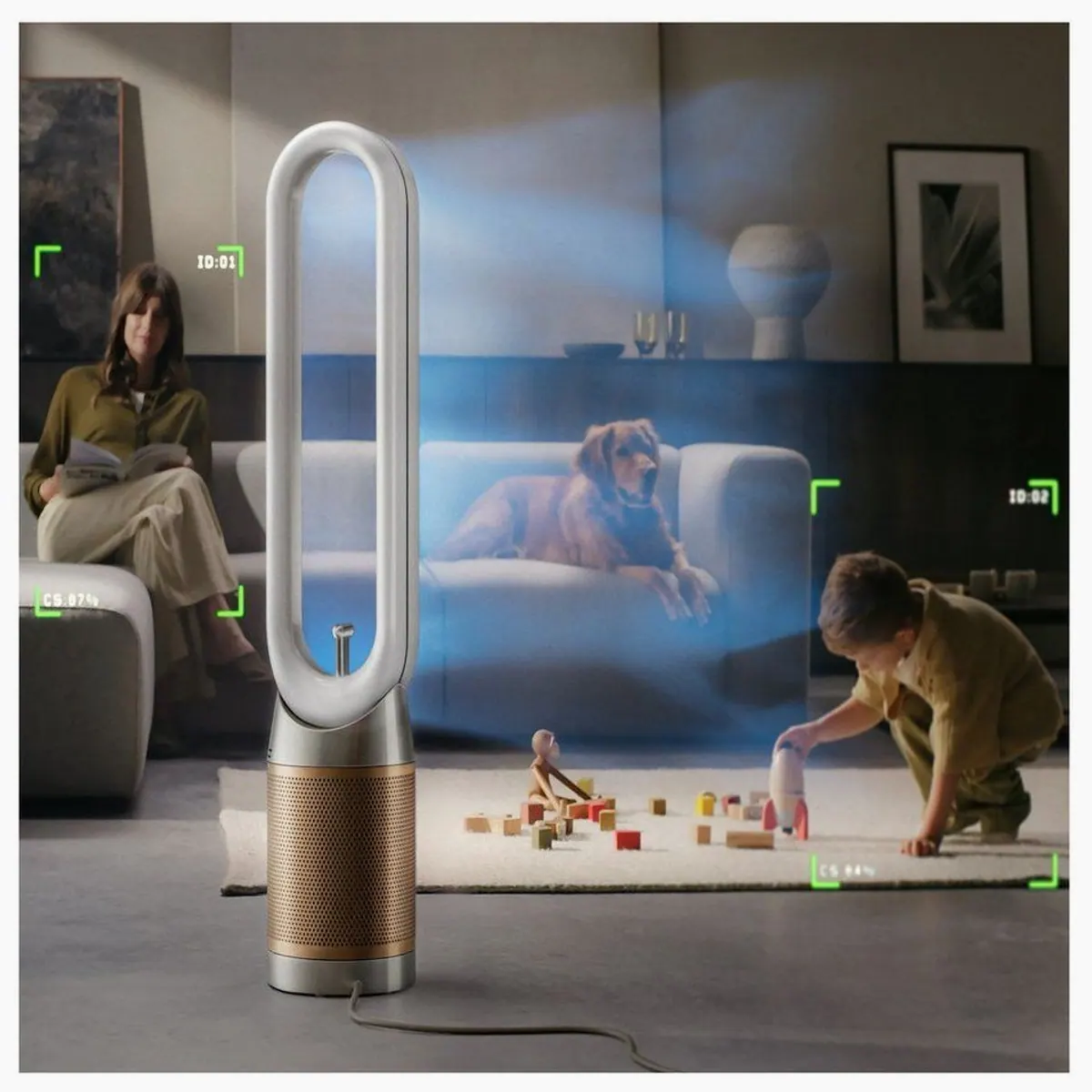 Dyson Find+Follow Purifier Cool PC3, intelligente Luftreinigung, leiser Betrieb, App-kompatibel 5