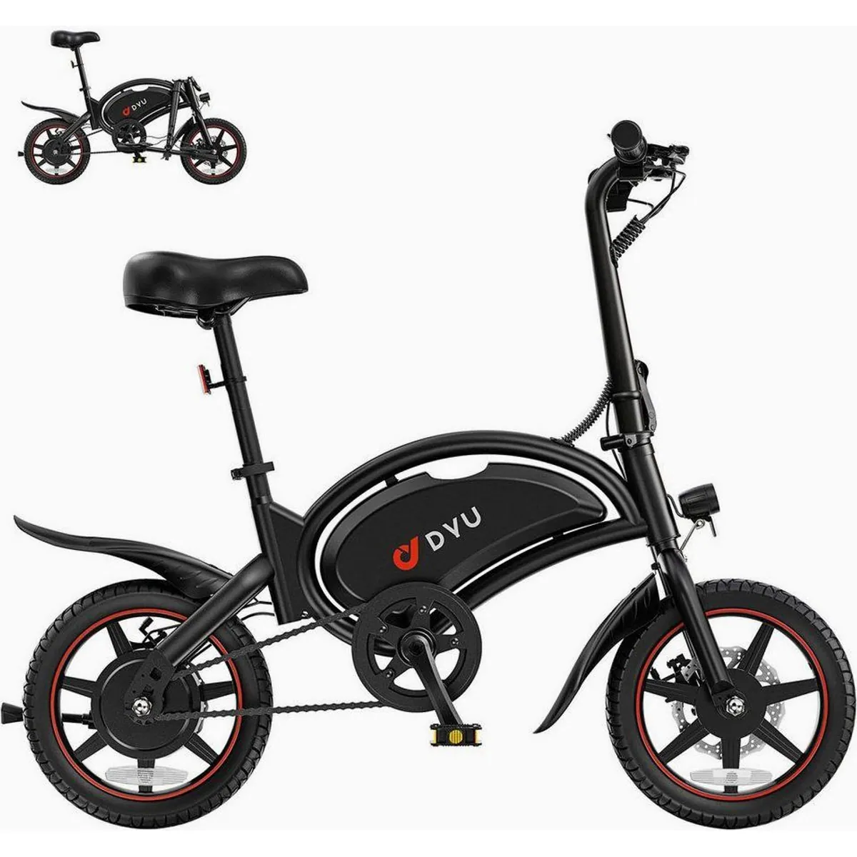 DYU D3S E-Bike Cityrad, kompakt, leistungsstark, faltbar