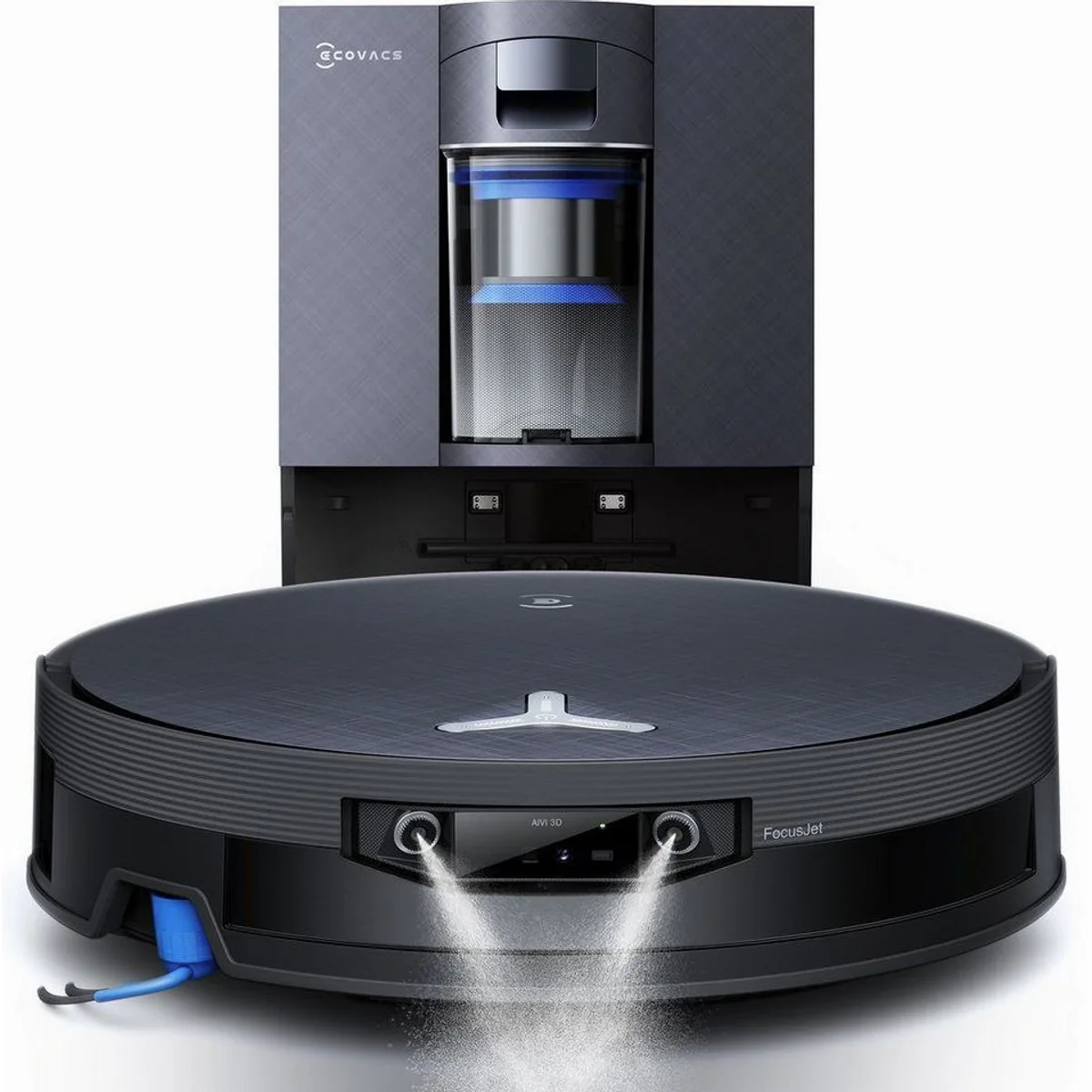 ECOVACS DEEBOT X12 OmniCyclone, FocusJet-Technologie, beutellos, 110 W, 25 cm