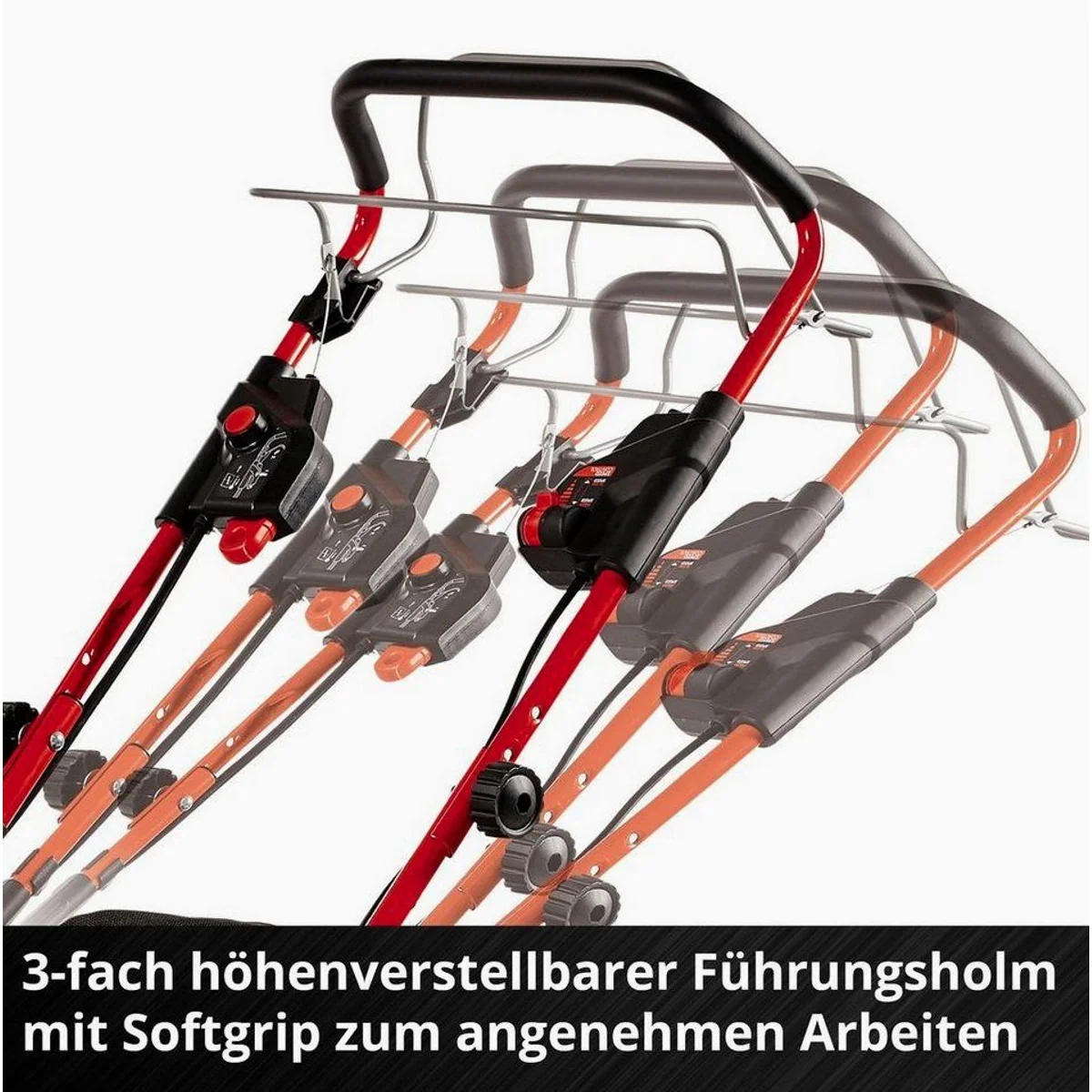Einhell GP-CM 36/47 S HW Li, 47 cm Schnittbreite, 4 Akkus und Ladegerät — kabelloser Rasenmäher mit Radantrieb 4