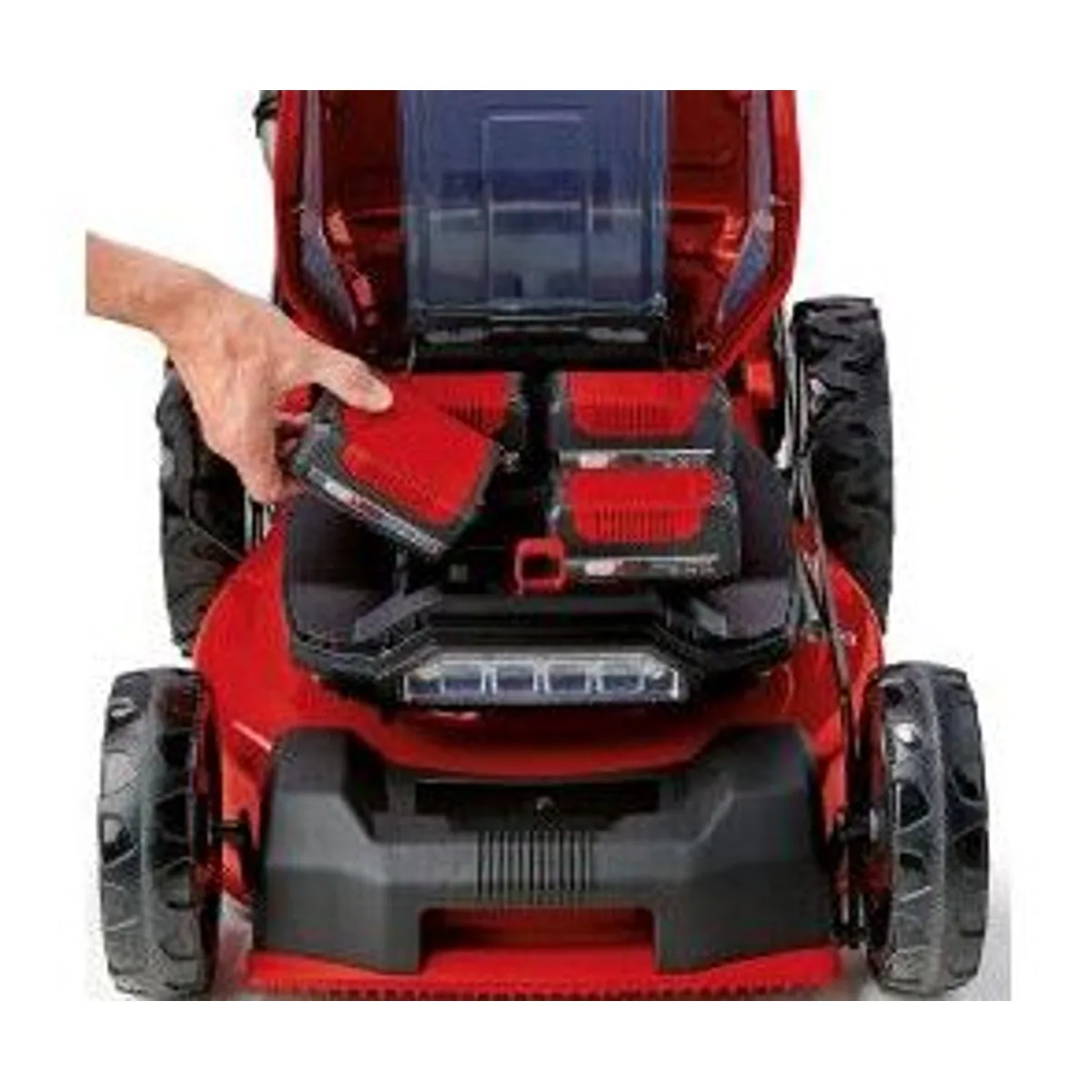 Einhell GP-CM 36/47 S Li BL, kraftvoller Akku-Rasenmäher mit 4 Akkus 4,0 Ah und Ladekabeln 5