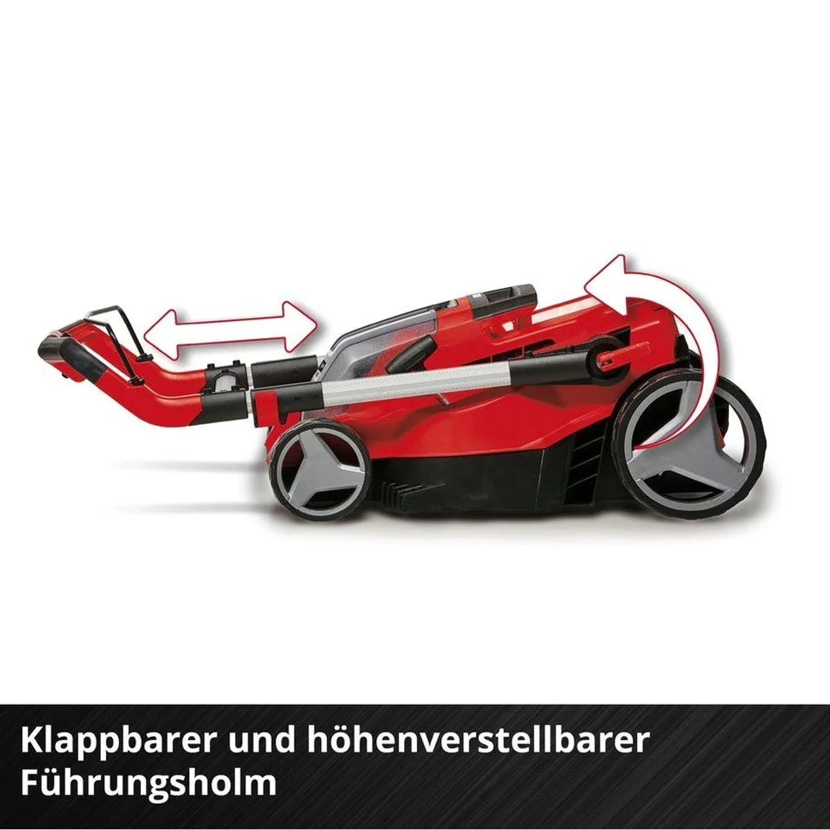 Einhell Akkurasenmäher GP-CM 36/450, 38 cm Schnittbreite, 2 x 4 Ah Akku, Twincharger 5