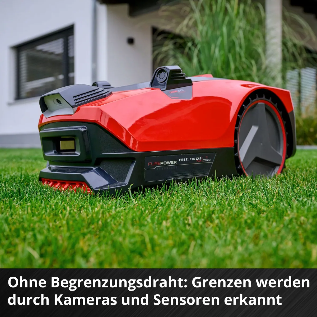 Einhell FREELEXO CAM PLUS 600, für Rasenflächen bis 600 m², integrierte Kamera, WiFi-fähig 5