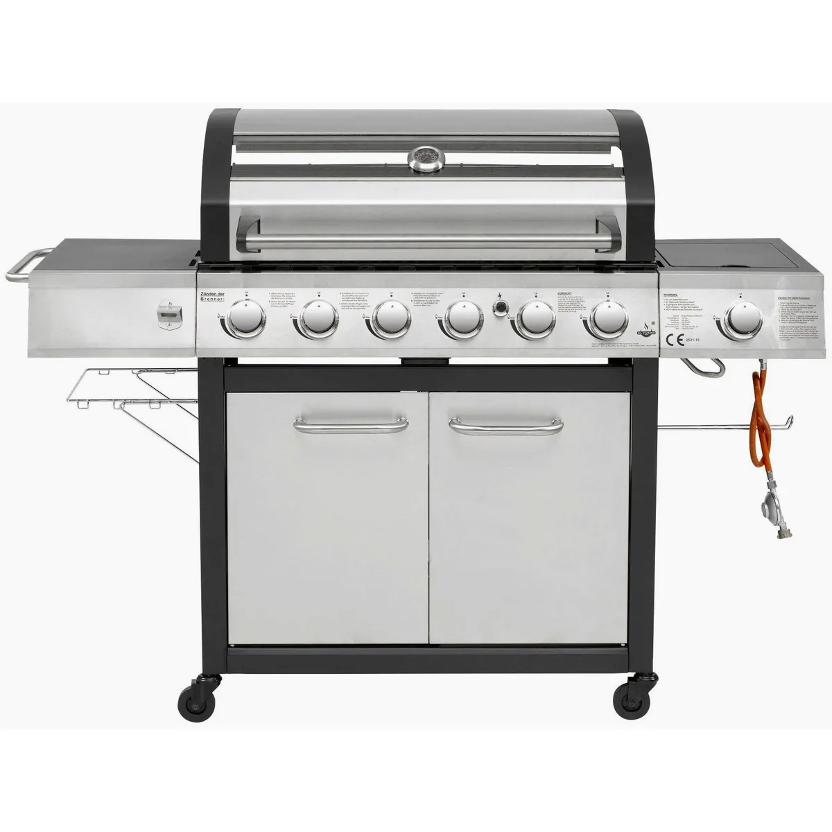 El Fuego Gasgrill Long Beach, hohe Funktionalität und Flexibilität — 7 Brenner, Piezozündung, große Grillfläche