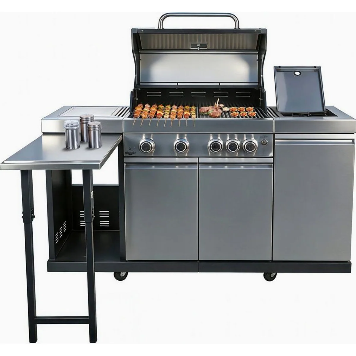 El Fuego Kombigrill Augusta, vielseitig einsetzbar, 17 kW Leistung
