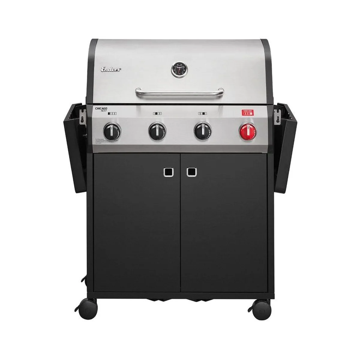 Enders Chicago Next 4R Turbo Gasgrill, stufenlos regulierbare Brenner, integrierte Fettschublade 5