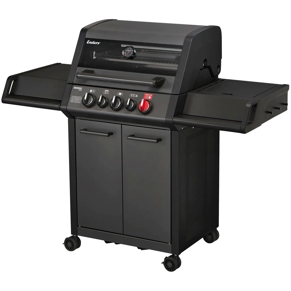 Enders Gasgrill Monroe Pro 3 SIK Turbo, vielseitig, leistungsstark, einfach zu reinigen