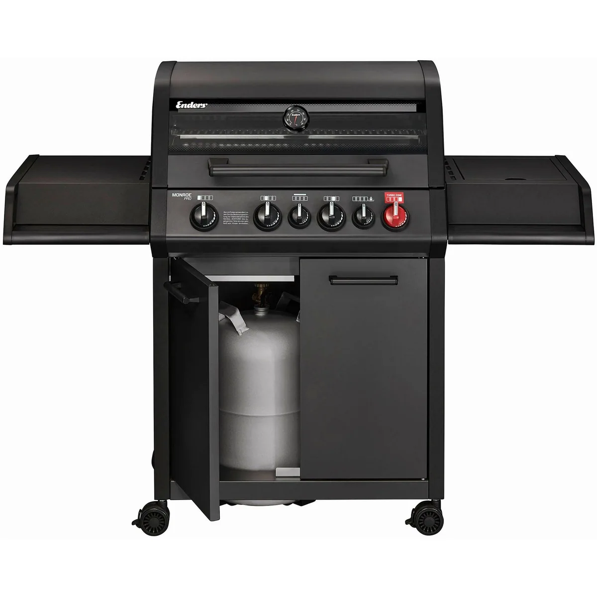 Enders Gasgrill Monroe Pro 4 SIK Turbo, hohe Temperaturkontrolle, langlebige Materialien 3