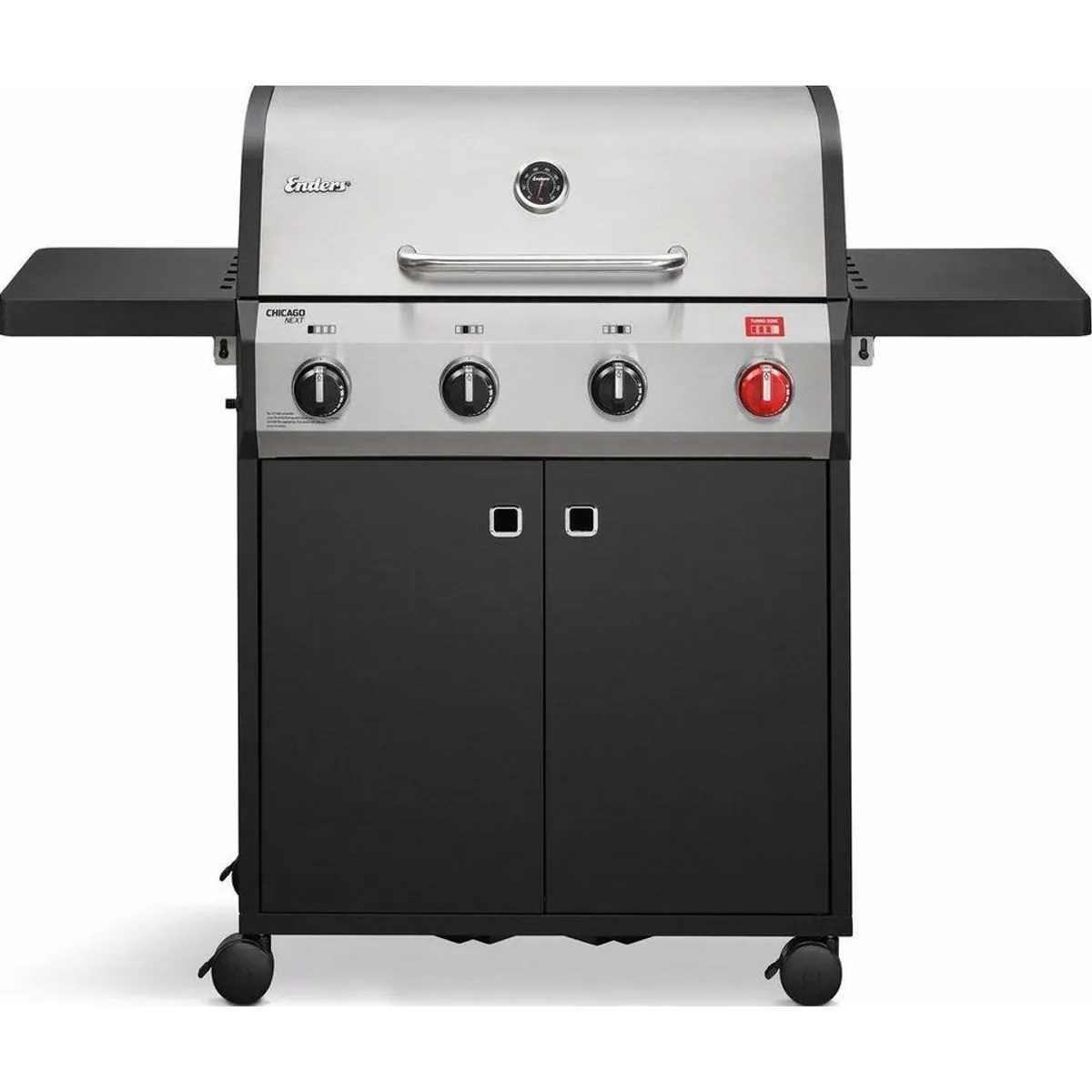 Enders Gasgrill Chicago Next 4 R Turbo, hohe Leistung, Turbo Zone, flexibles SWITCH GRID-System
