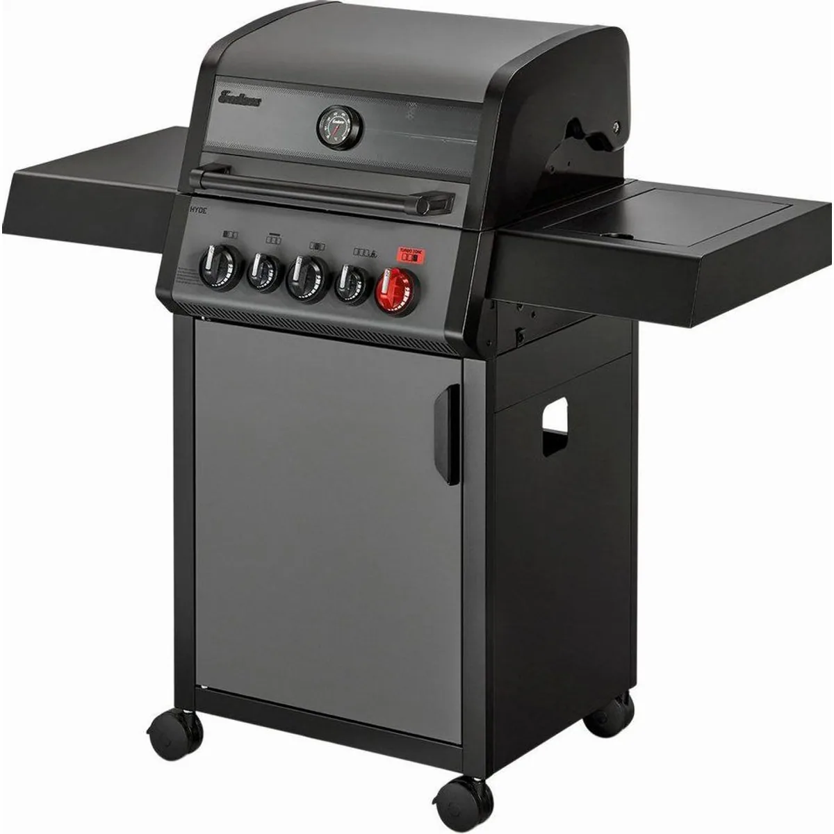 Enders Gasgrill HYDE 3 SIKR Turbo, 800 °C Turbo Zone, Sichtfenster, Gussrost