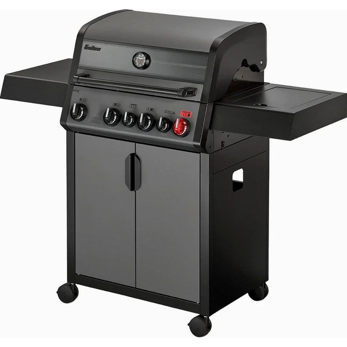 Enders Gasgrill Hyde 4 SIKR Turbo, 800 °C Turbo Zone, Infrarot-Backburner, SWITCH GRID