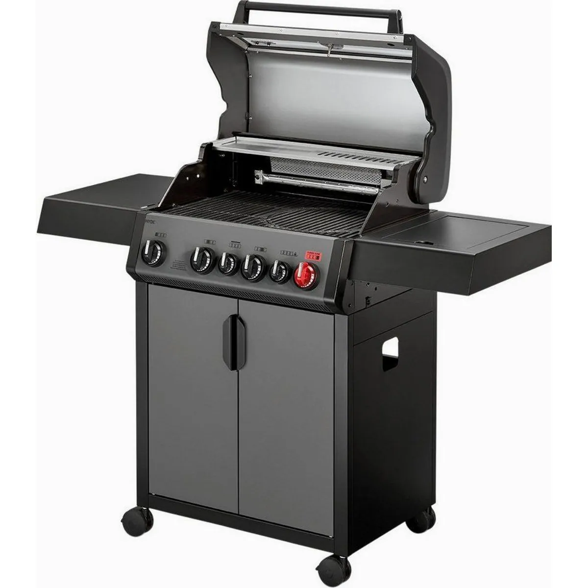 Enders Gasgrill Hyde 4 SIKR Turbo, 800 °C Turbo Zone, Infrarot-Backburner, SWITCH GRID 2