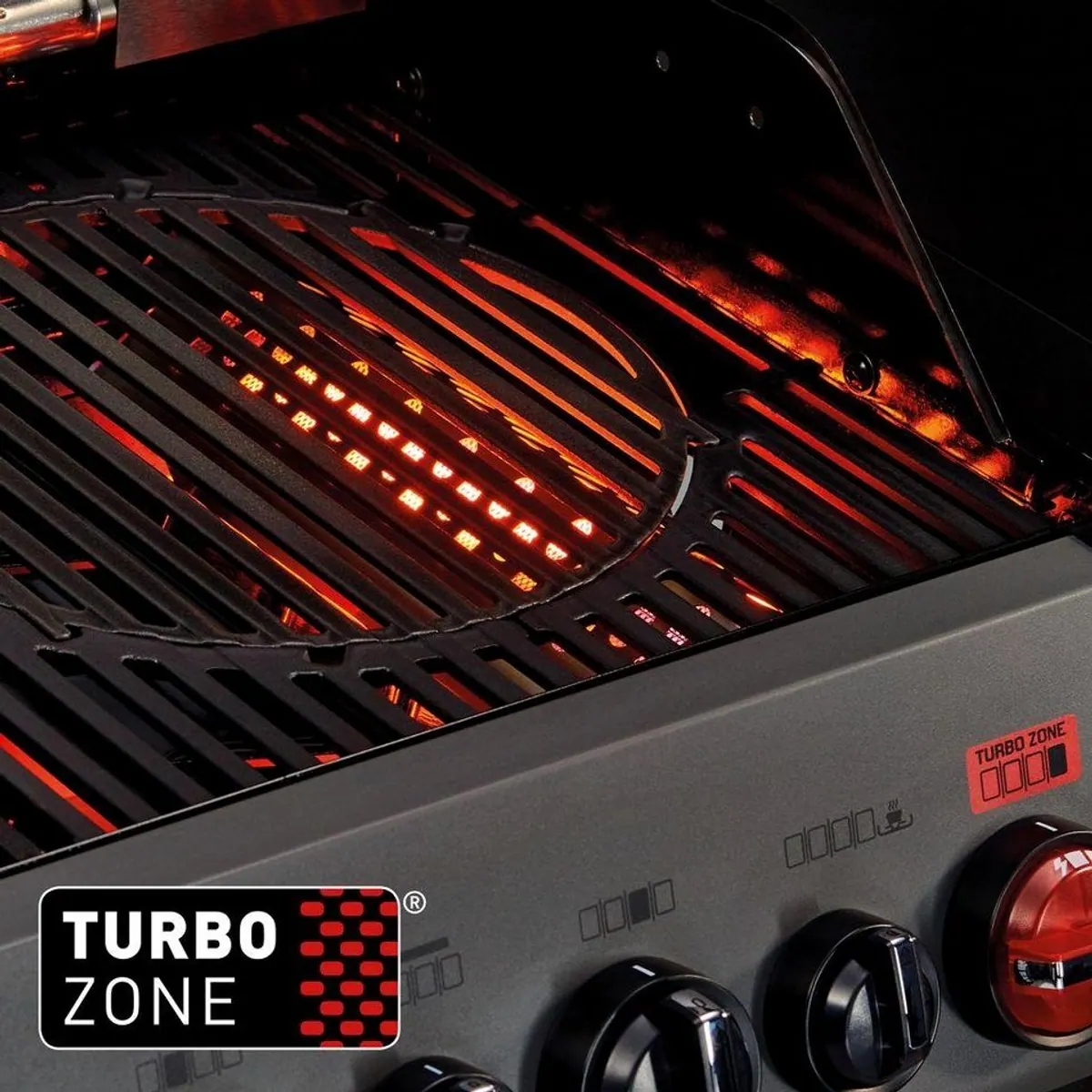 Enders Gasgrill Hyde 4 SIKR Turbo, 800 °C Turbo Zone, Infrarot-Backburner, SWITCH GRID 3