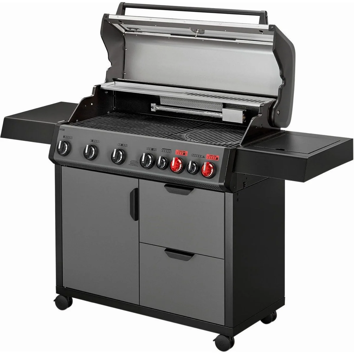 Enders Gasgrill HYDE 6 SIKR Turbo, schnelle 800°C Turbo Zonen, großzügiger Unterschrank 2