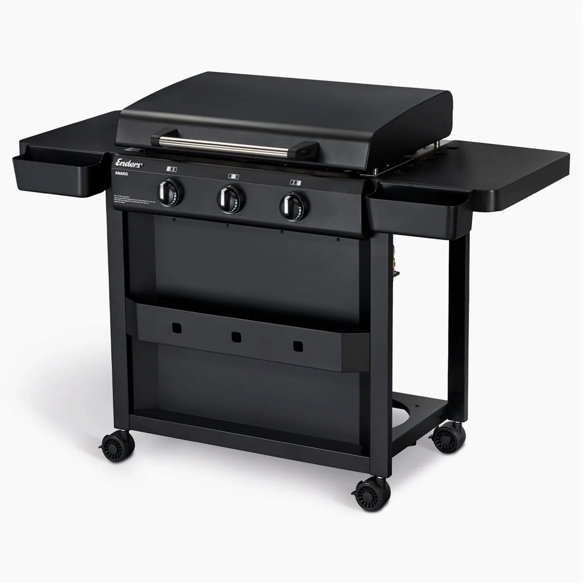 Enders AMARO Gasgrill, große Grillfläche, stufenlos regulierbare Brenner, abnehmbare Haube