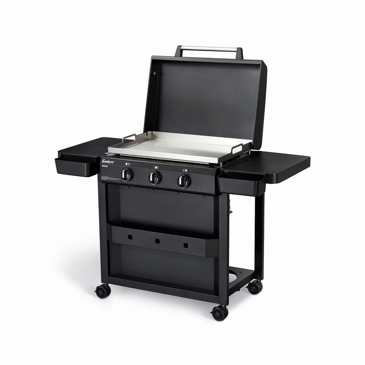 Enders AMARO Gasgrill, große Grillfläche, stufenlos regulierbare Brenner, abnehmbare Haube 3