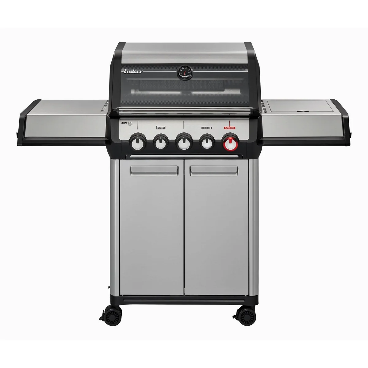 Enders Gasgrill Monroe Pro 3 SIKR Turbo, Turbo Zone, Heat Range, einfache Reinigung