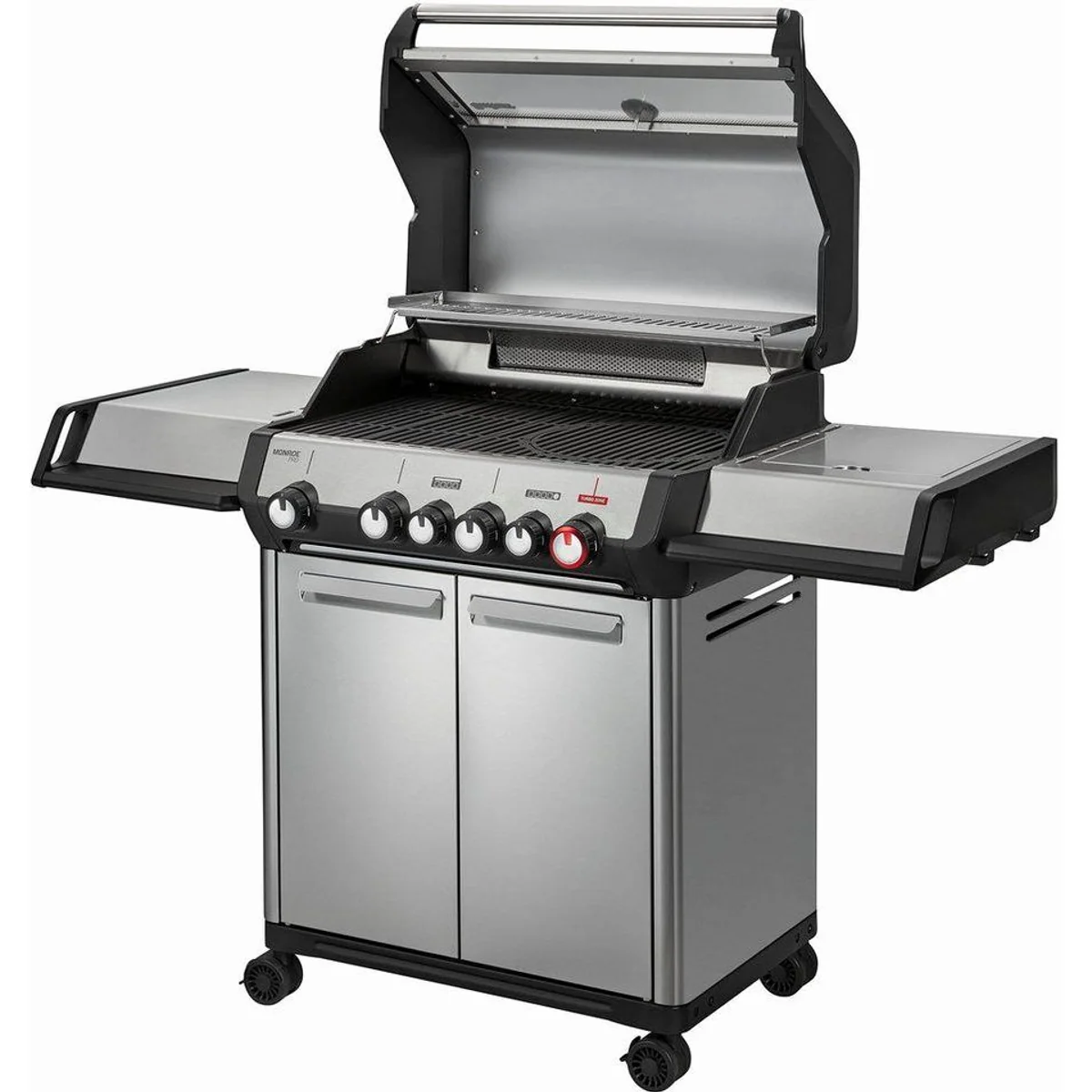 Enders Gasgrill Monroe Pro 4 SIKR TURBO, vielseitig, leistungsstark, leicht zu reinigen