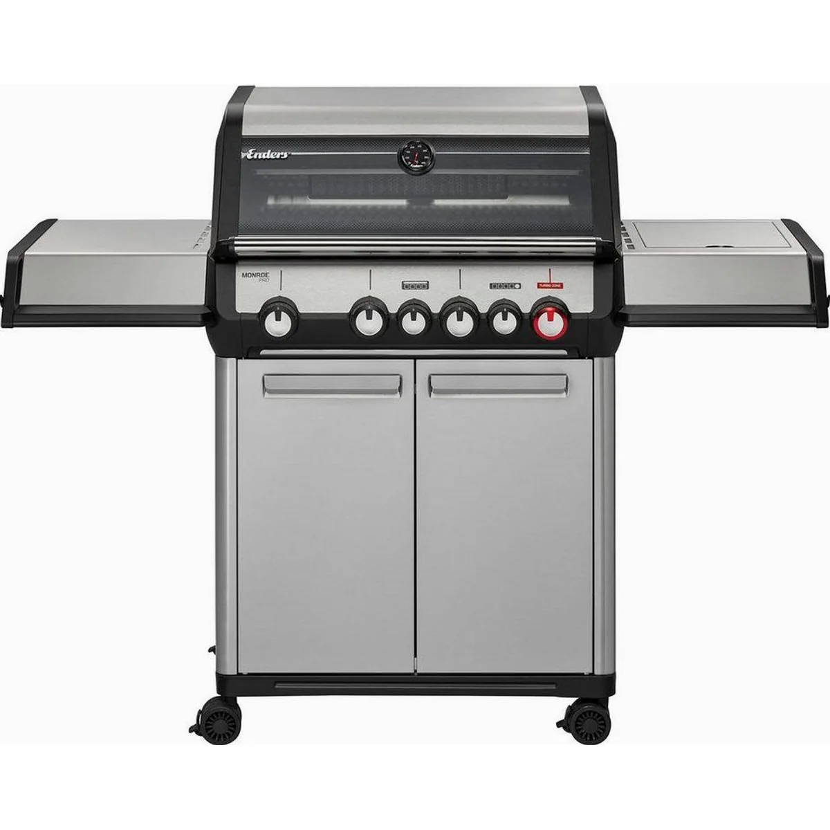 Enders Gasgrill Monroe Pro 4 SIKR TURBO, vielseitig, leistungsstark, leicht zu reinigen 4