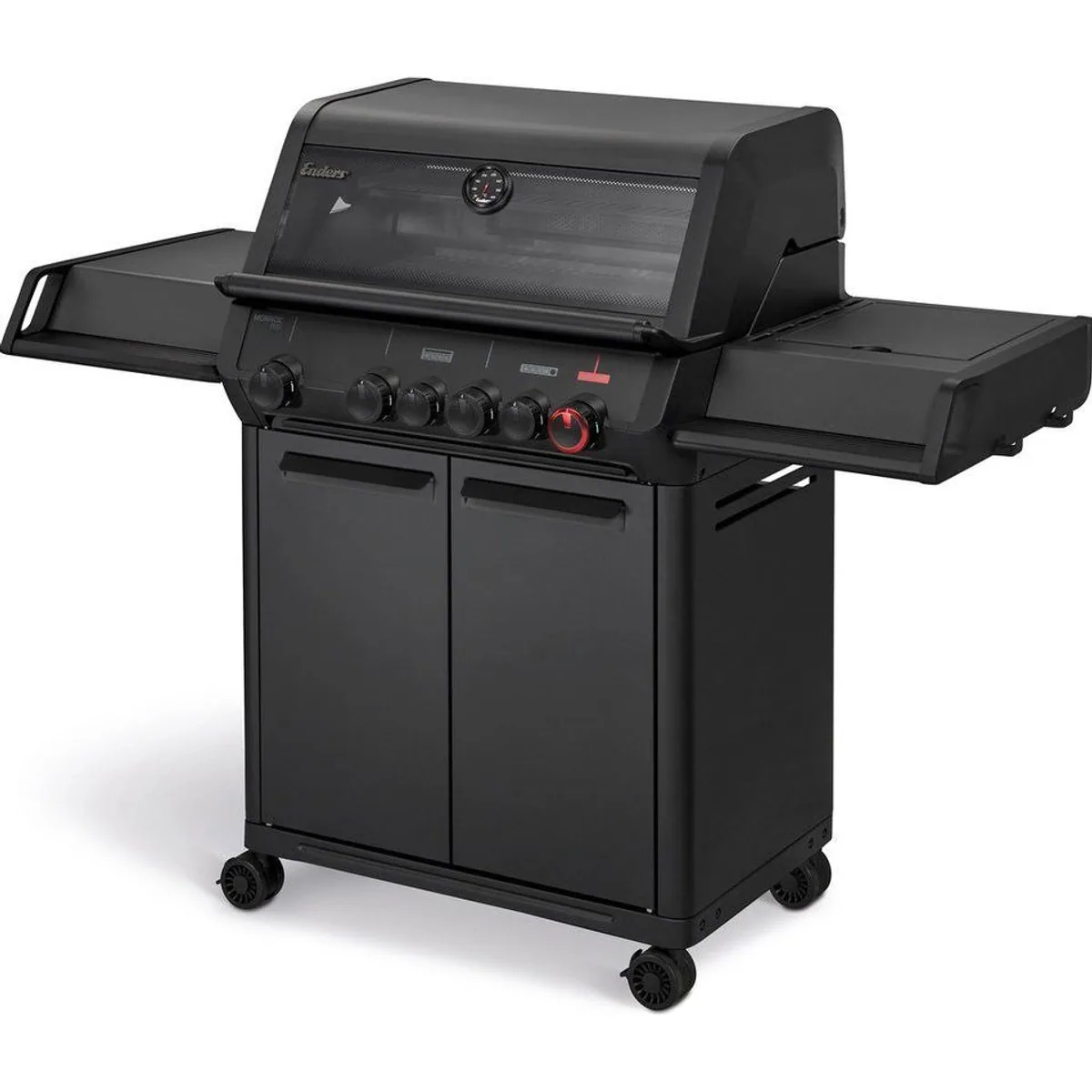 Enders Monroe Pro 4 SIKR Turbo Shadow, leistungsstarker Gasgrill mit vielseitigen Funktionen 3