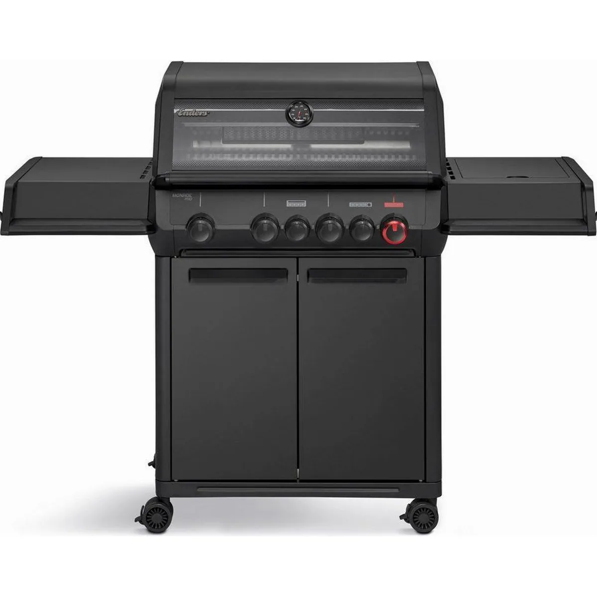 Enders Monroe Pro 4 SIKR Turbo Shadow, leistungsstarker Gasgrill mit vielseitigen Funktionen 4