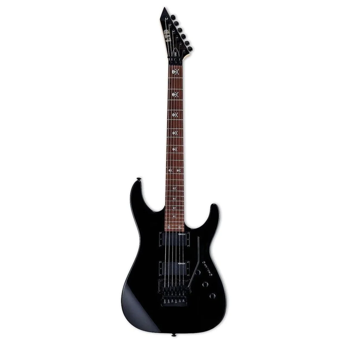 ESP LTD KH-202 BLK E-Gitarre, Kirk Hammett Signature, 24 Bünde, Floyd Rose Bridge