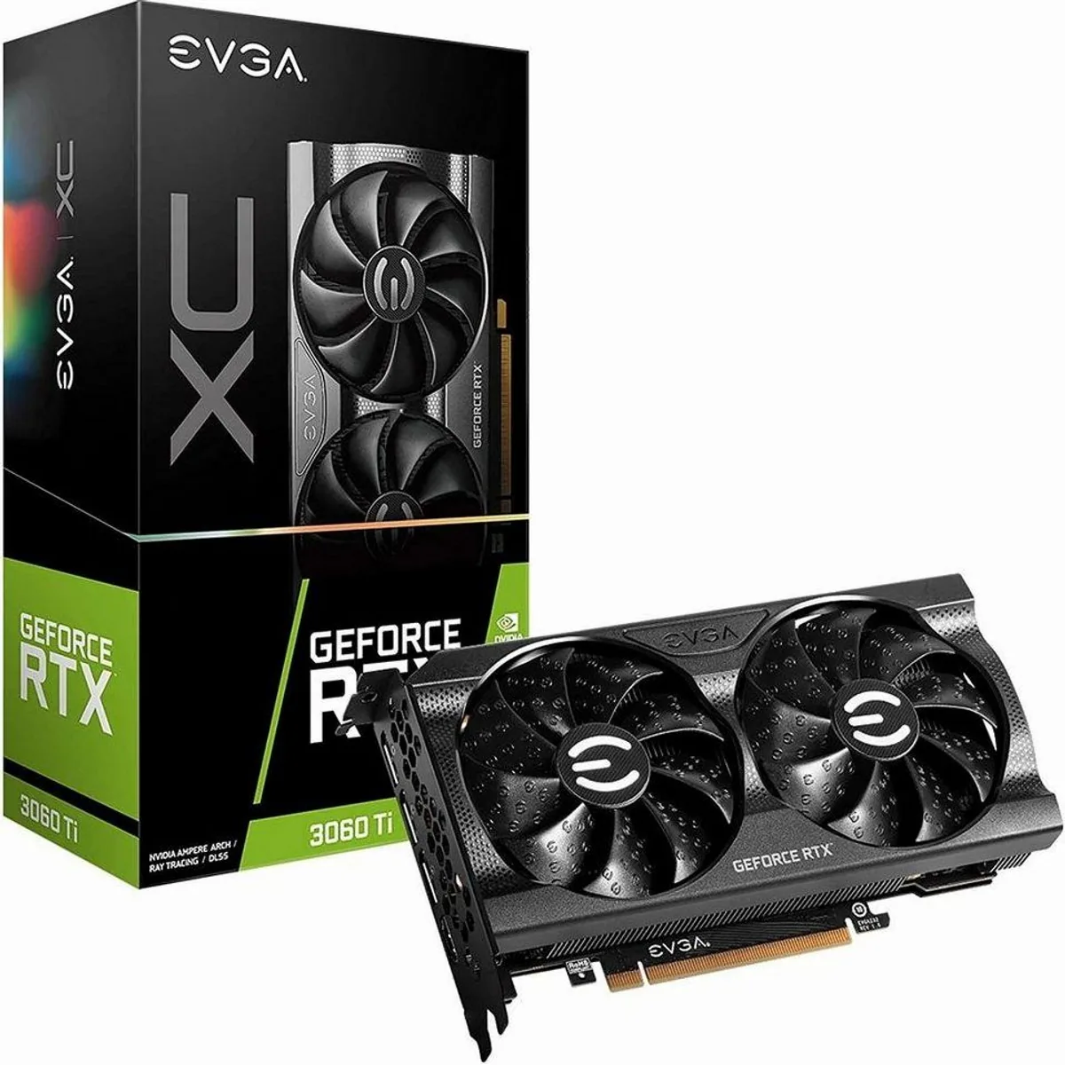 EVGA GeForce RTX 3060 Ti XC LHR, 8GB GDDR6, PCIe 4.0, aktive Kühlung