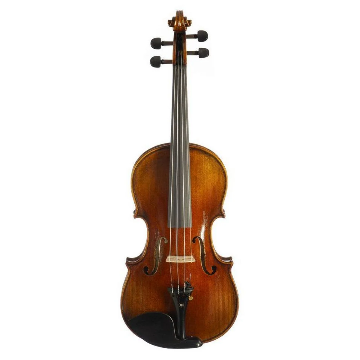 FAME Violine Maestro 4/4, handgefertigt, Riegelahorn & Fichte — inklusive Etui und Brasilholz-Bogen