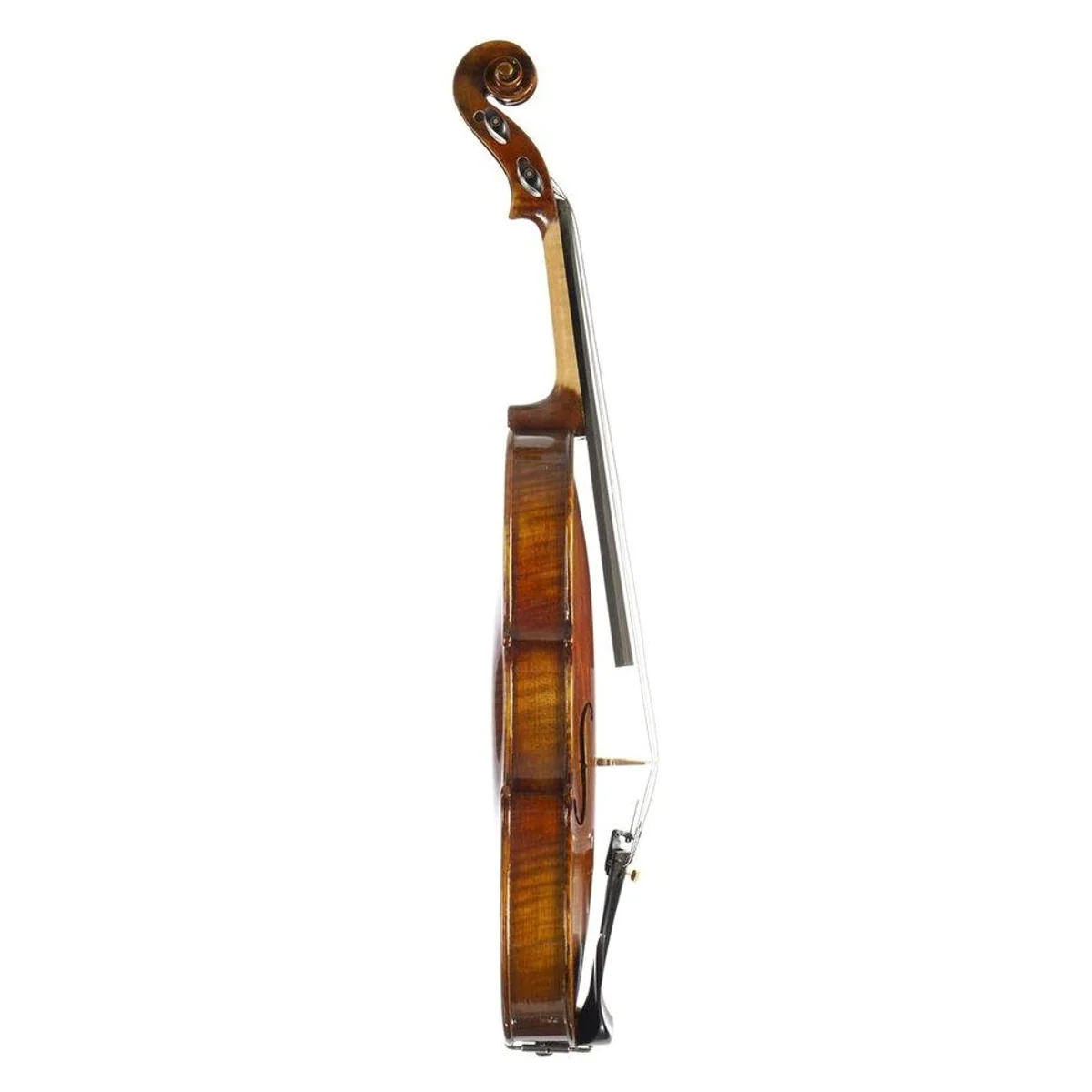 FAME Violine Maestro 4/4, handgefertigt, Riegelahorn & Fichte — inklusive Etui und Brasilholz-Bogen 4