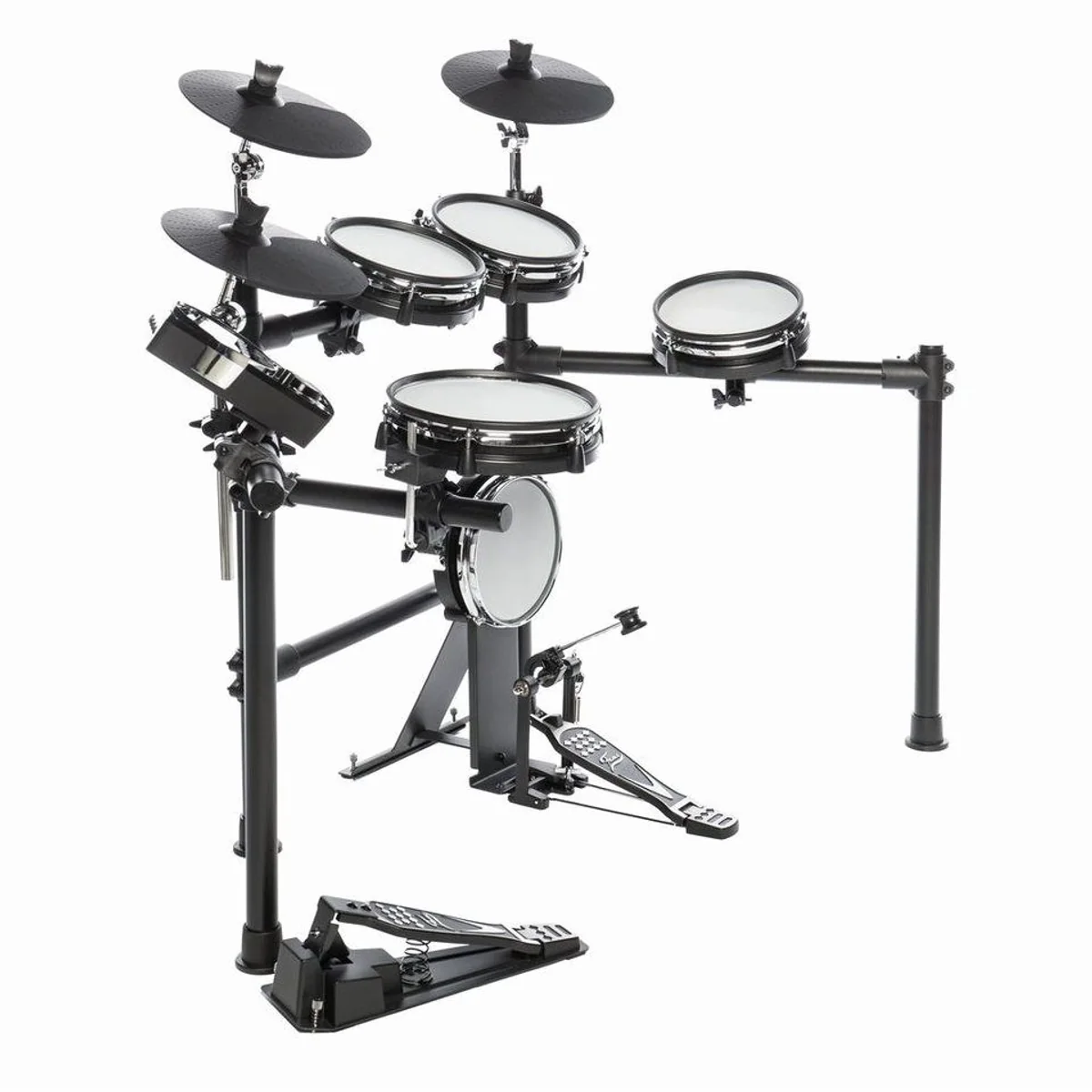FAME DD-6600 E-Drum Set, 408 Sounds, Dual Zone Snare Pad, kompaktes Rack 2