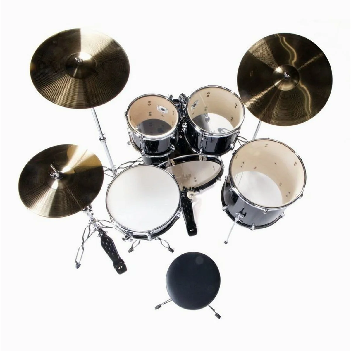 FAME FG22B-BK First Gig Rock Set, komplettes Drum-Set für Einsteiger 3