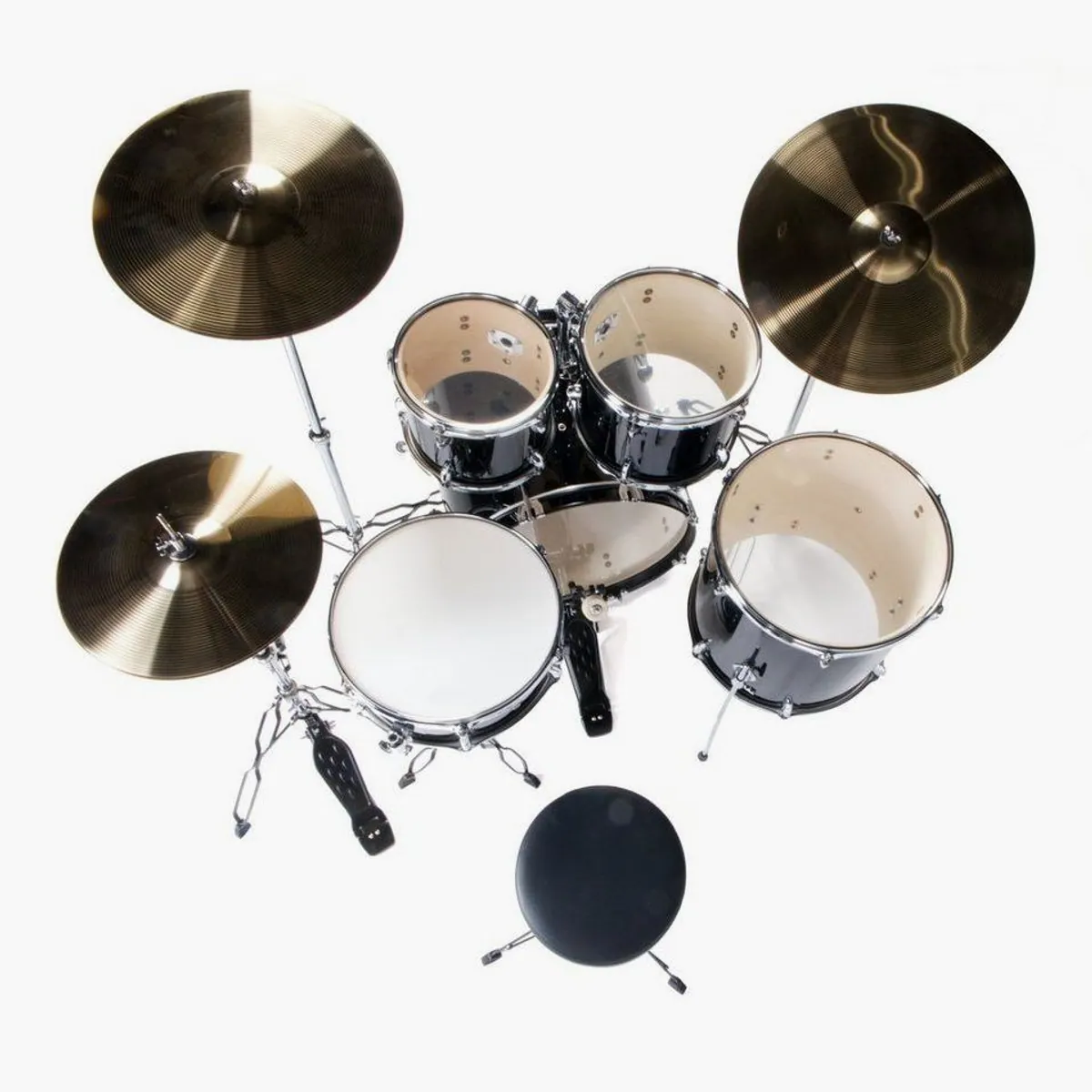 FAME FG20B-BK First Gig Studio Set, komplett mit Hardware und Becken — ideal für Einsteiger 3