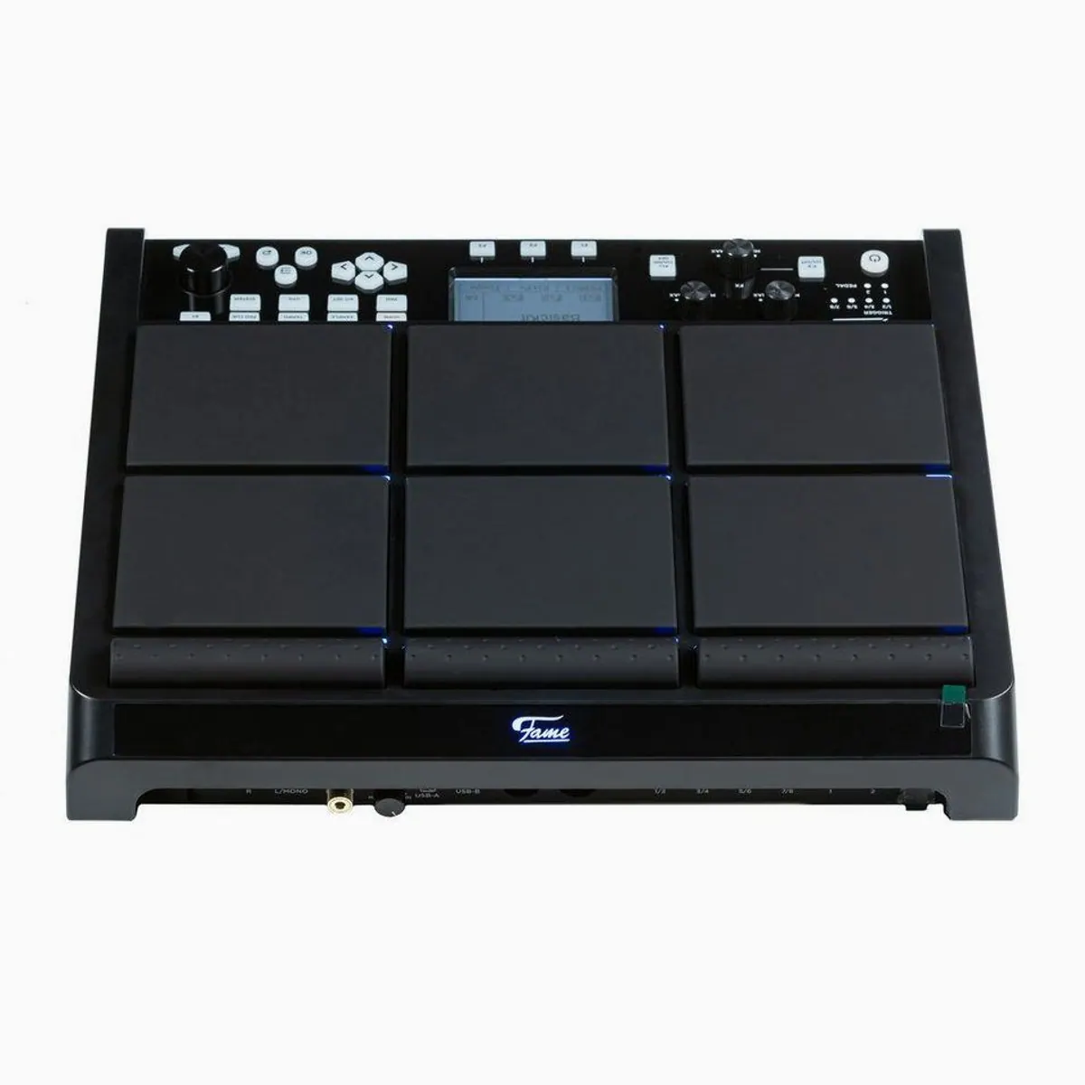FAME SPD Hybrid Wave Sample Pad, 9 Gummipads, Bluetooth & USB-Audio — vielseitig für Drummer 5