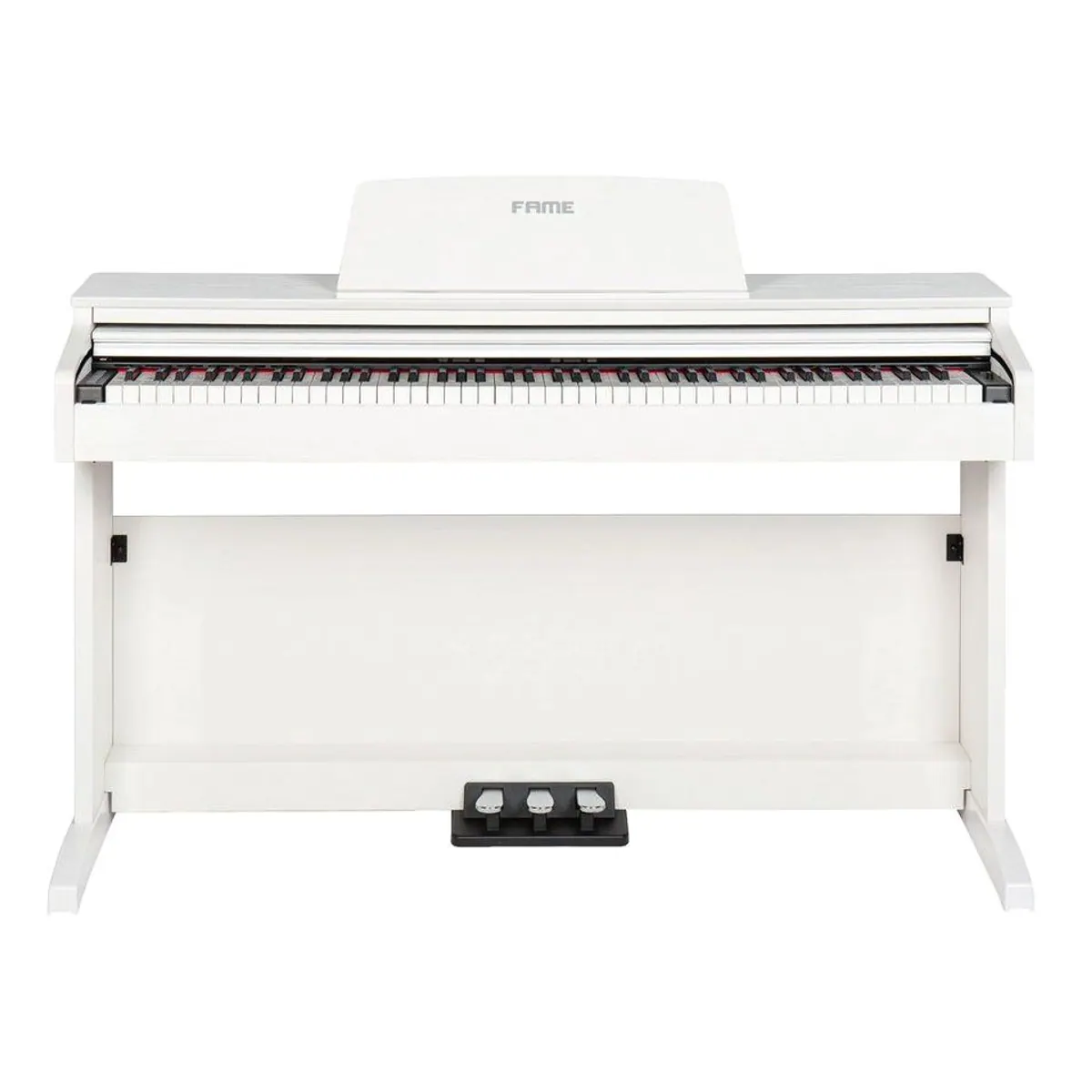 FAME DP-2000 WH Digitalpiano Set, 88 Tasten, Hammermechanik, inklusive Zubehör 2