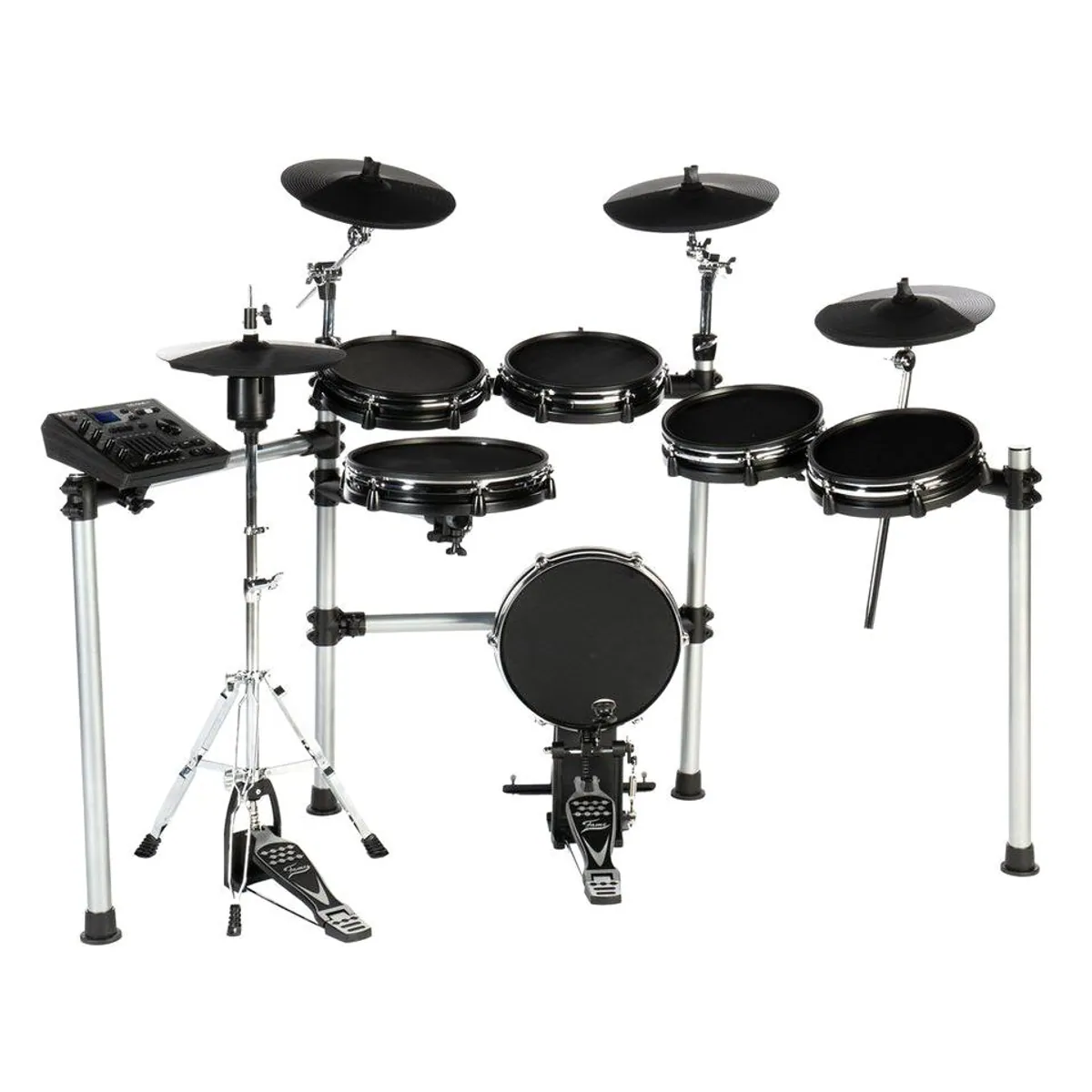 FAME DD-ONE Pro XT E-Drum Set, 554 Sounds, echte HiHat, USB Recording