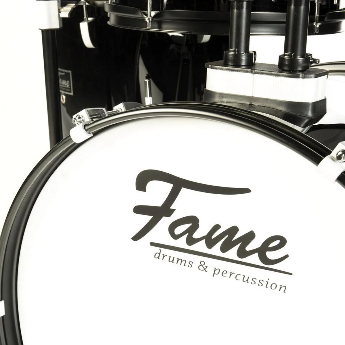 FAME FS20B First Step Schlagzeugset, robustes Mischholz, inkl. Hardware und Becken 2