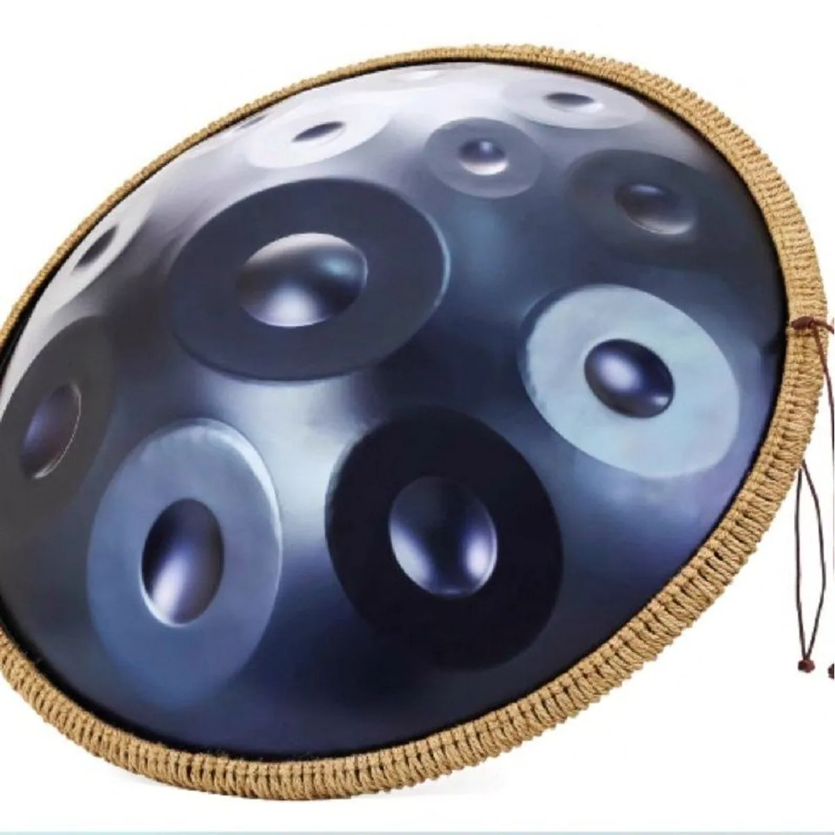 FANNOU 12-Noten Handpan, Handgehämmert, D-Moll Stimmung — für Musikliebhaber und Meditationspraxis
