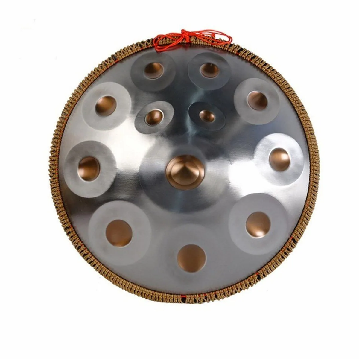 FANNOU Handpan Stahltrommel 10 Töne, handgehämmert, ideal für Meditation und Entspannung