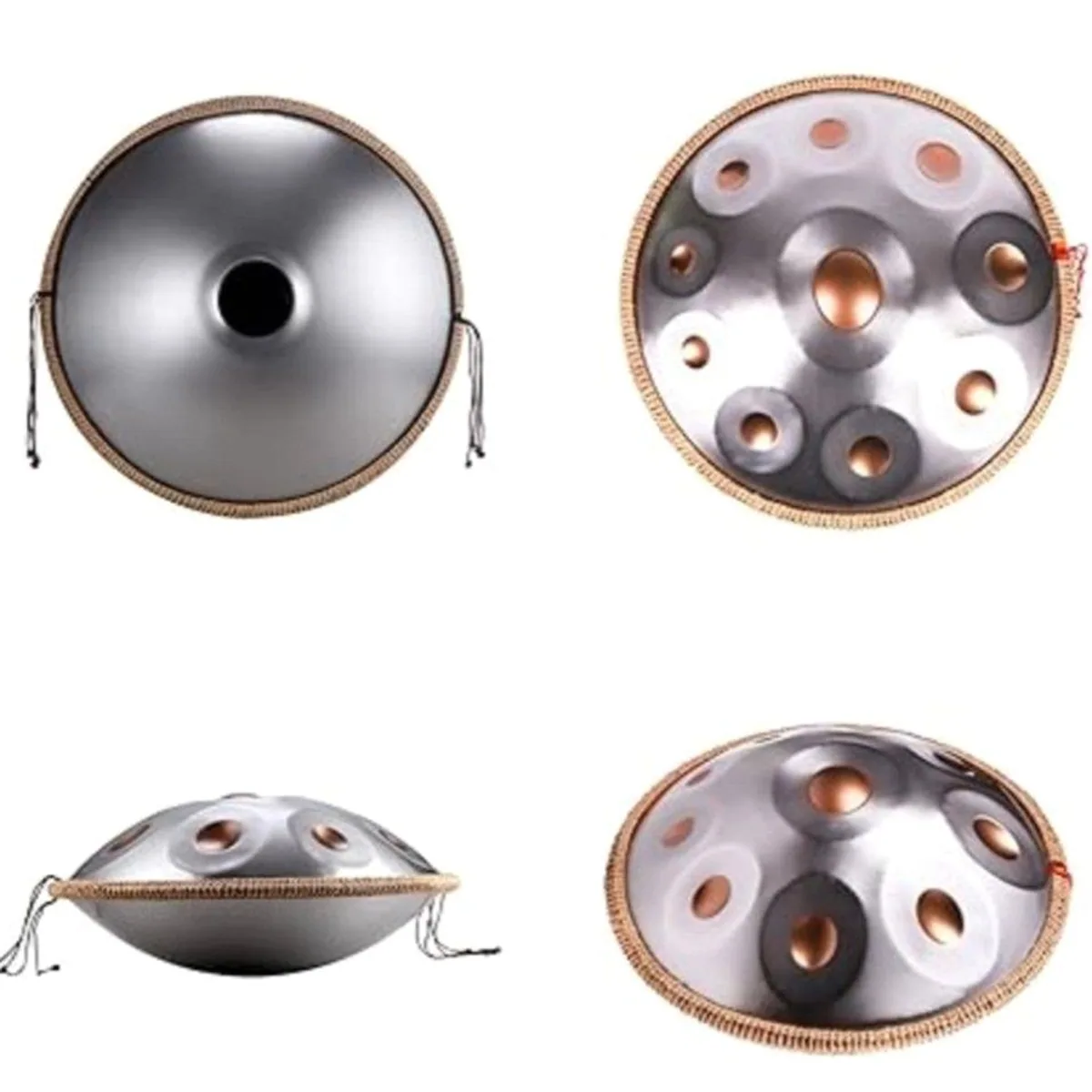 FANNOU Handpan Stahltrommel 10 Töne, handgehämmert, ideal für Meditation und Entspannung 2