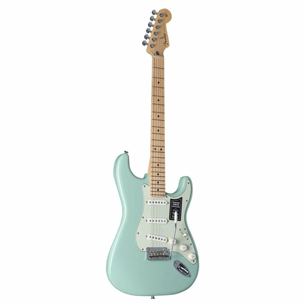 Fender Player Stratocaster Surf Green, Alnico 5 Tonabnehmer, 2-Punkt Tremolo — E-Gitarren Set für Einsteiger 2