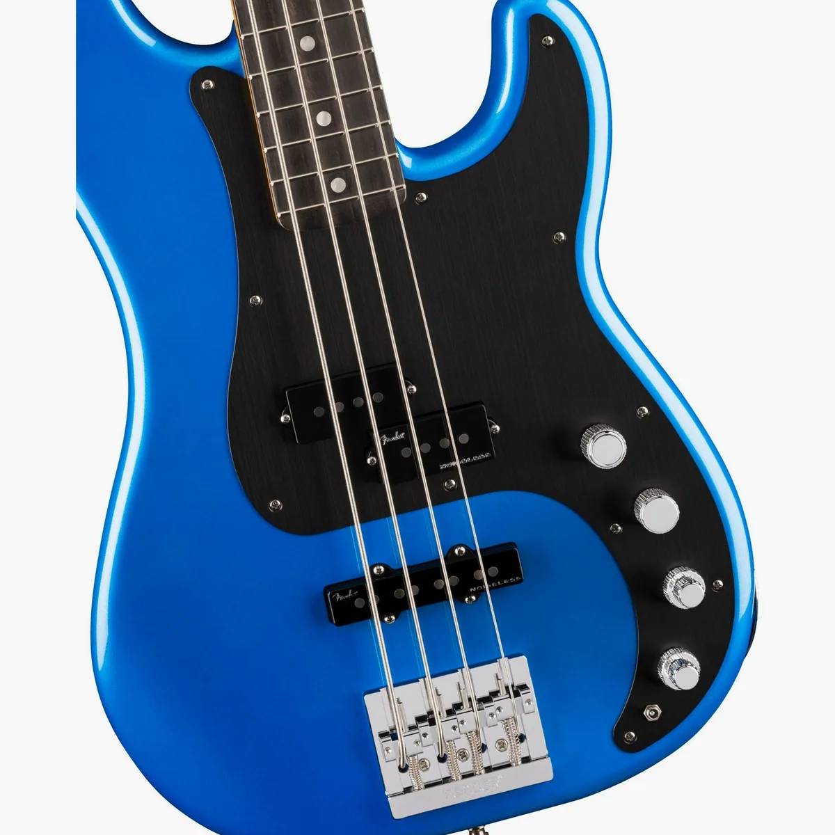 Fender American Ultra II Precision Bass EB Noble Blue, 4-Saiter, aktiv mit 3-Band EQ 3