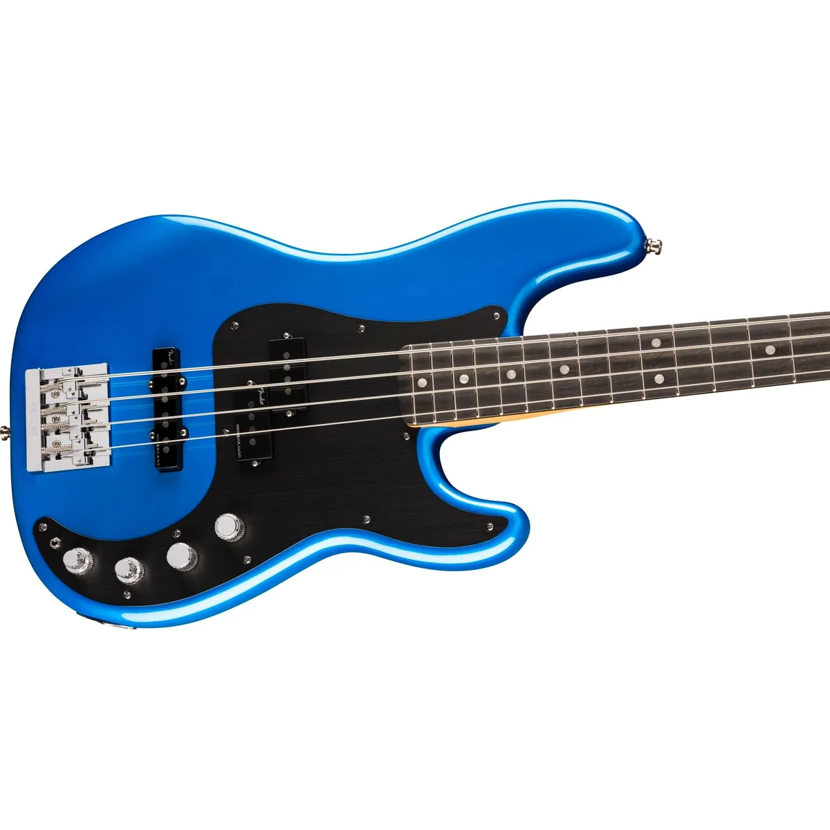 Fender American Ultra II Precision Bass EB Noble Blue, 4-Saiter, aktiv mit 3-Band EQ 4