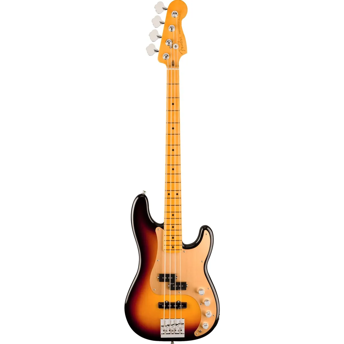 Fender American Ultra II Precision Bass, 4-Saiter, aktiver 3-Band Equalizer — Made in USA