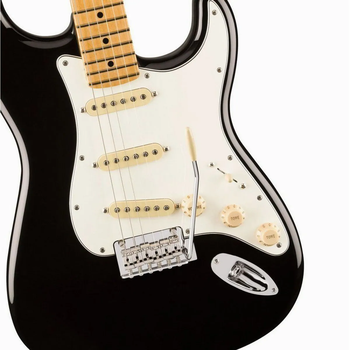 Fender Player II Stratocaster MN Black, vielseitige Klangoptionen, ergonomisches Design — E-Gitarre 3