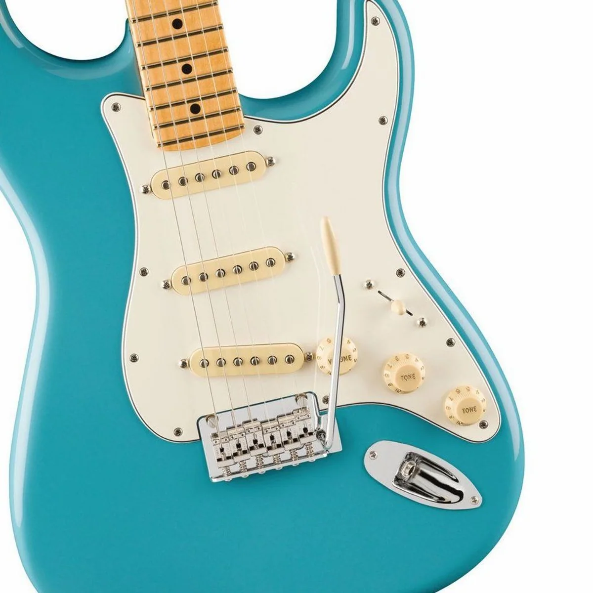 Fender Player II Stratocaster MN Aquatone Blue, vielseitige Klangoptionen, ergonomisches Design, hervorragende Bespielbarkeit 3